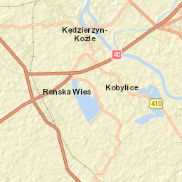 Reńska Wieś Street Map