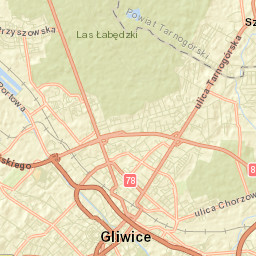 Gliwice Street Map