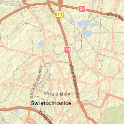Chorzów Street Map