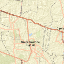 Siemianowice Śląskie Street Map