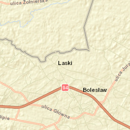 Bolesław Street Map