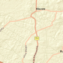 Klucze Street Map