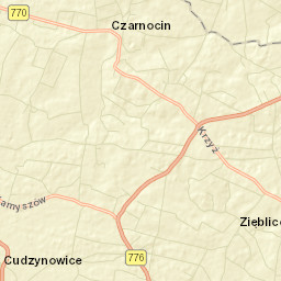 Czarnocin Street Map