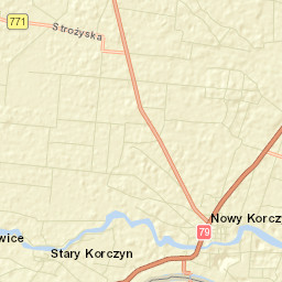 Nowy Korczyn Street Map