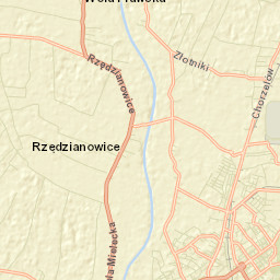 Powiat mielecki Street Map