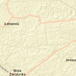 Wola Żarczycka Street Map