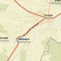 Ostroz’ka Mis’krada Street Map