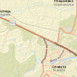 Slavuta Street Map