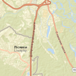 Holosiiv Raion Street Map