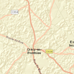 Crécy-en-Ponthieu Street Map