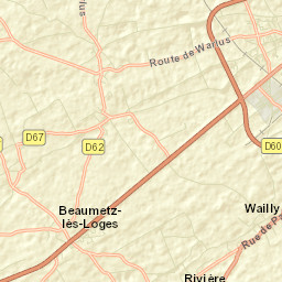 Beaumetz-lès-Loges Street Map
