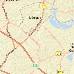 Écourt-Saint-Quentin Street Map