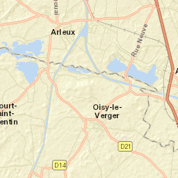 Oisy-le-Verger Street Map