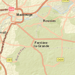 Maubeuge Street Map
