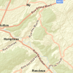 Rendeux Street Map