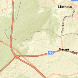 Lierneux Street Map
