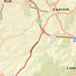 Saint-Vith Street Map
