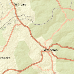 Waldems Street Map