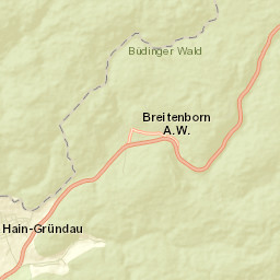 Hain-Gründau Street Map