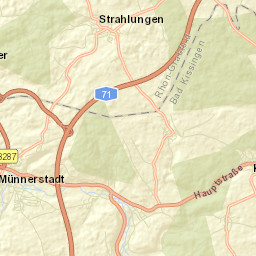 Münnerstadt Street Map