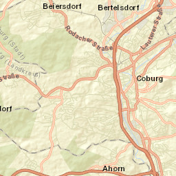 Coburg Street Map