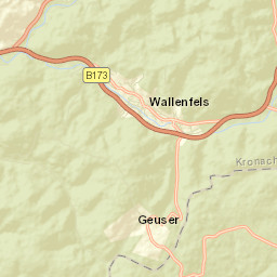 Wallenfels Street Map