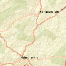 Schauenstein Street Map