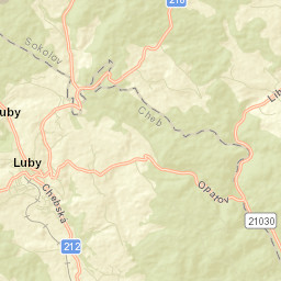 Luby Street Map