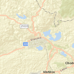 Vintířov Street Map