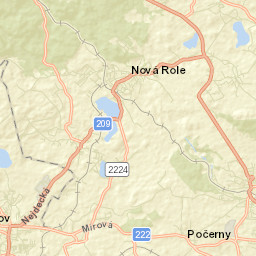 Nová Role Street Map