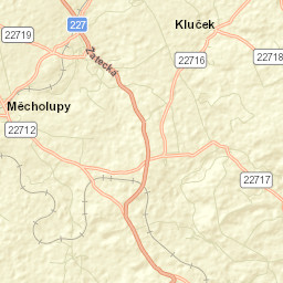 Měcholupy Street Map