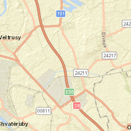 Odolena Voda Street Map