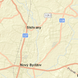 Nový Bydžov Street Map