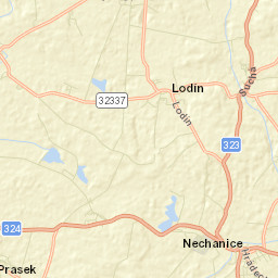 Nechanice Street Map