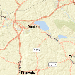 Opočno Street Map