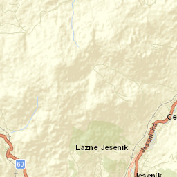 Okres Jeseník Street Map