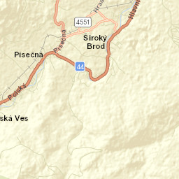 Česká Ves Street Map