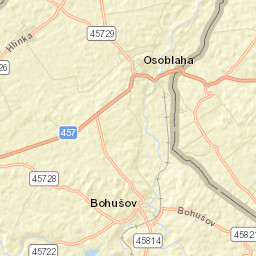 Osoblaha Street Map