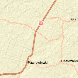 Pawłowiczki Street Map