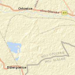 Dziergowice Street Map
