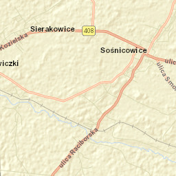 Sośnicowice Street Map