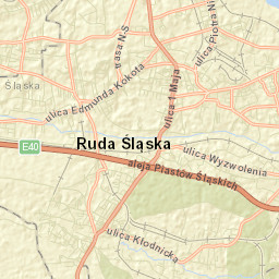 Ruda Śląska Street Map