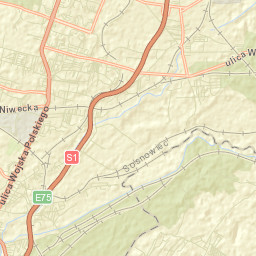 Sosnowiec Street Map