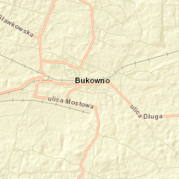Bukowno Street Map