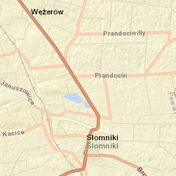 Słomniki Street Map