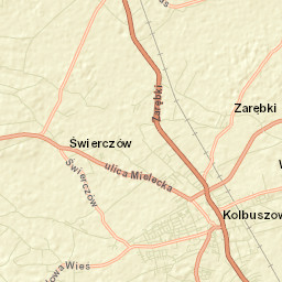 Kolbuszowa Street Map