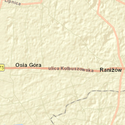 Raniżów Street Map