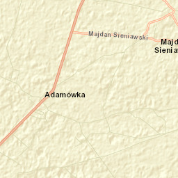 Adamówka Street Map