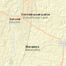 Zolochiv Street Map