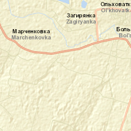 Ol’khovatskiy Rayon Street Map